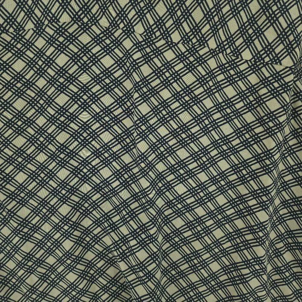 NWT XS Zara Oversized Plaid Flowy Tunic Top - Picture 8 of 8